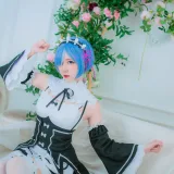 二佐Nisa《蕾姆2号本 蕾姆女仆》主题写真：33张全套美图