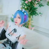 二佐Nisa《蕾姆2号本 蕾姆女仆》主题写真：33张全套美图