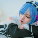 二佐Nisa《蕾姆2号本 蕾姆女仆》主题写真：33张全套美图