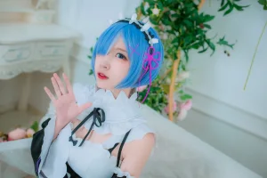 二佐Nisa《蕾姆2号本 蕾姆女仆》主题写真：33张全套美图