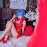 二佐Nisa《蕾姆2号本 蕾姆旗袍》主题写真：30张全套美图