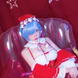 二佐Nisa《蕾姆2号本 蕾姆圣诞》主题写真：46张全套美图