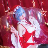 二佐Nisa《蕾姆2号本 蕾姆圣诞》主题写真：46张全套美图