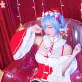 二佐Nisa《蕾姆2号本 蕾姆圣诞》主题写真：46张全套美图