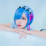 二佐Nisa《蕾姆2号本 蕾姆泳装》主题写真：32张全套美图