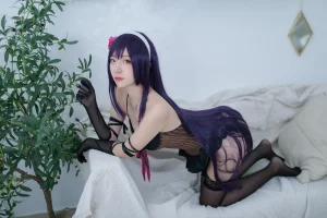 二佐Nisa《路人学姐睡衣》主题写真：46张全套美图