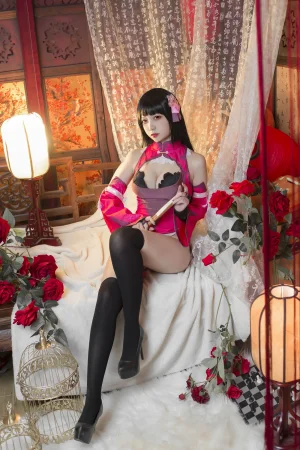 二佐Nisa《梦子旗袍》主题写真：28张全套美图