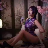 二佐Nisa《旗袍本 Fate奶光旗袍》主题写真：20张全套美图