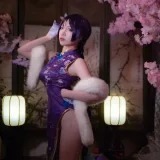 二佐Nisa《旗袍本 Fate奶光旗袍》主题写真：20张全套美图
