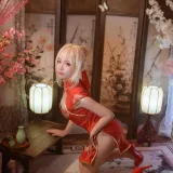 二佐Nisa《旗袍本 Fate尼禄旗袍》主题写真：20张全套美图