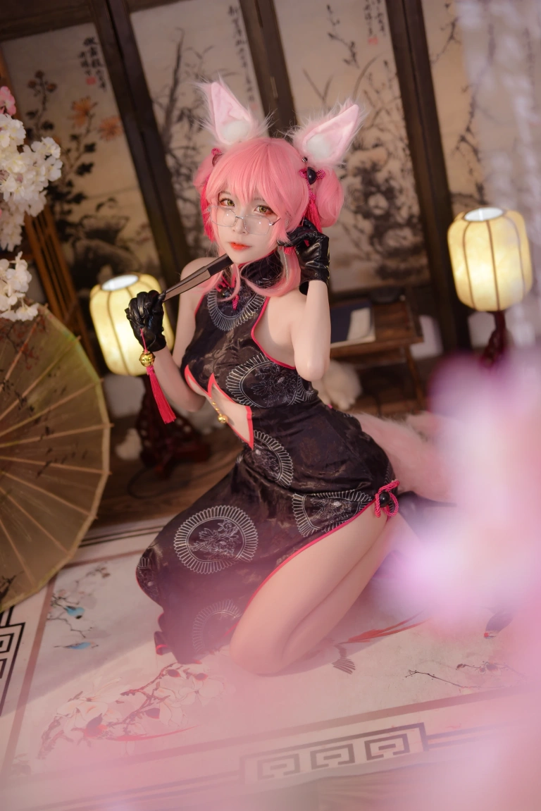 二佐Nisa《旗袍本 Fate旗袍狐》主题写真：28张全套美图