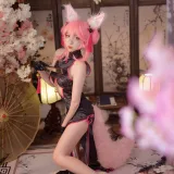 二佐Nisa《旗袍本 Fate旗袍狐》主题写真：28张全套美图