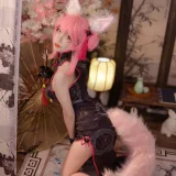 二佐Nisa《旗袍本 Fate旗袍狐》主题写真：28张全套美图