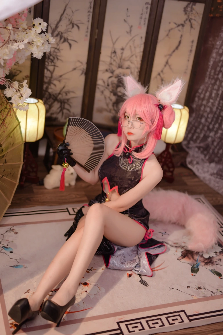 二佐Nisa《旗袍本 Fate旗袍狐》主题写真：28张全套美图