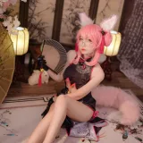 二佐Nisa《旗袍本 Fate旗袍狐》主题写真：28张全套美图