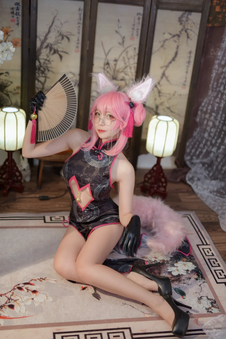 二佐Nisa《旗袍本 Fate旗袍狐》主题写真：28张全套美图