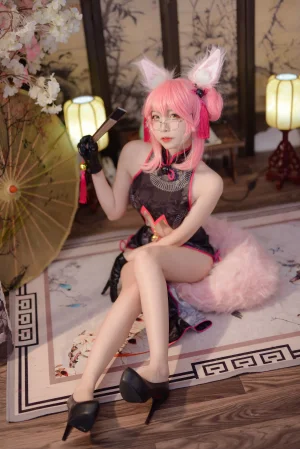 二佐Nisa《旗袍本 Fate旗袍狐》主题写真：28张全套美图