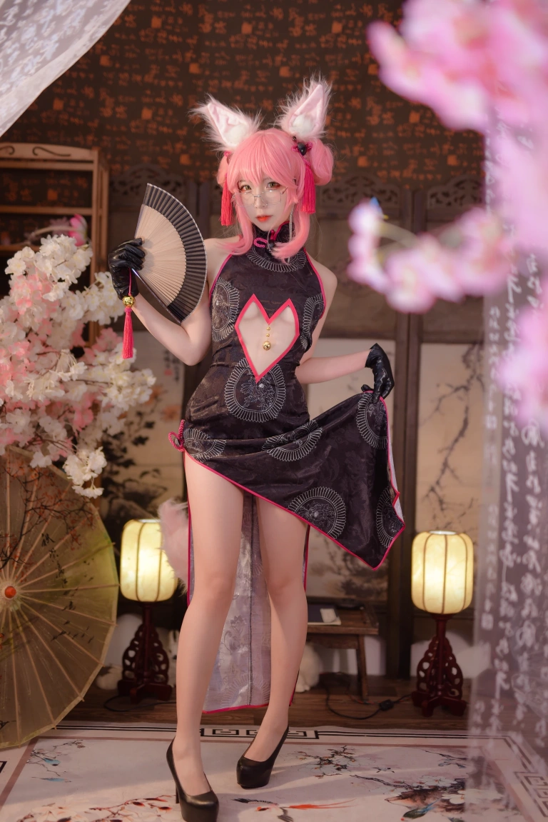 二佐Nisa《旗袍本 Fate旗袍狐》主题写真：28张全套美图