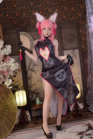 二佐Nisa《旗袍本 Fate旗袍狐》主题写真：28张全套美图