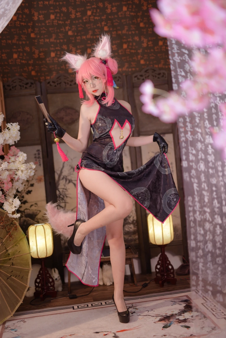 二佐Nisa《旗袍本 Fate旗袍狐》主题写真：28张全套美图