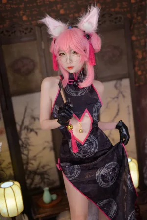 二佐Nisa《旗袍本 Fate旗袍狐》主题写真：28张全套美图