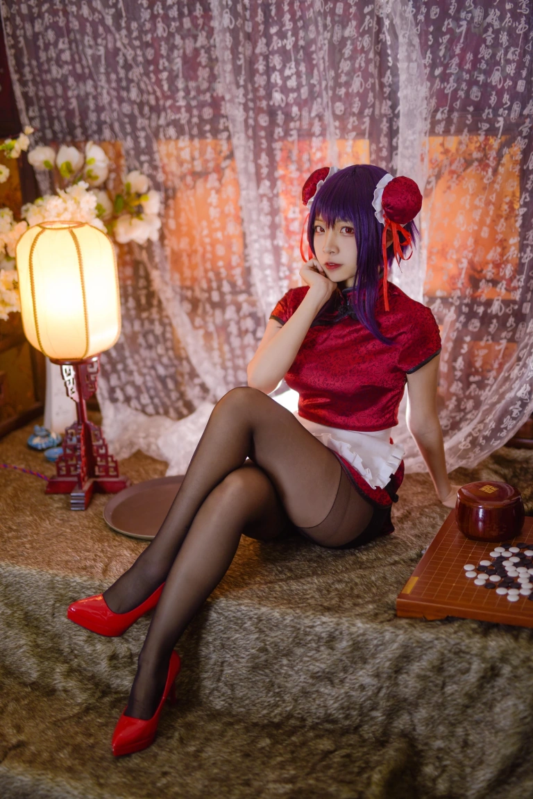 二佐Nisa《旗袍本 女主学姐旗袍》主题写真：31张全套美图