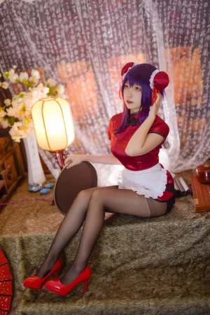 二佐Nisa《旗袍本 女主学姐旗袍》主题写真：31张全套美图