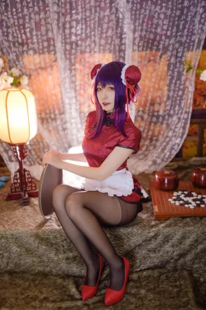 二佐Nisa《旗袍本 女主学姐旗袍》主题写真：31张全套美图