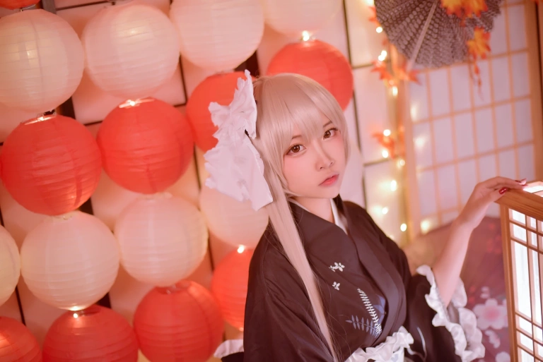 二佐Nisa《穹妹和服》主题写真：70张全套美图