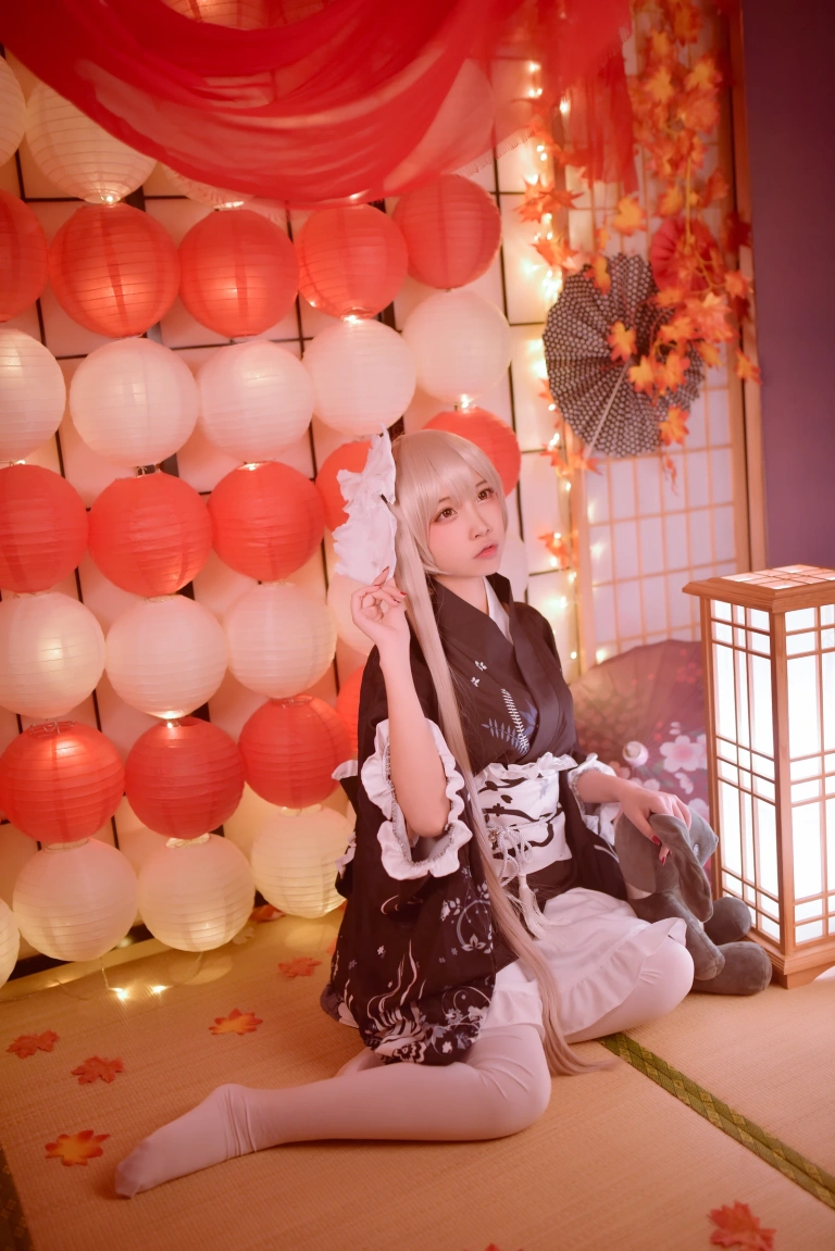 二佐Nisa《穹妹和服》主题写真：70张全套美图