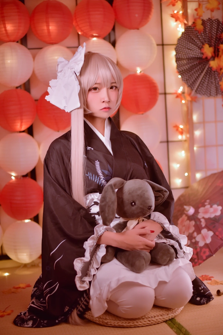 二佐Nisa《穹妹和服》主题写真：70张全套美图