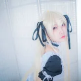 二佐Nisa《穹妹女仆》主题写真：21张全套美图