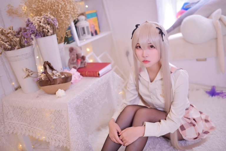 二佐Nisa《穹妹校服》主题写真：46张全套美图