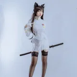 二佐Nisa《犬之眷 碧蓝爱宕军装》主题写真：15张全套美图