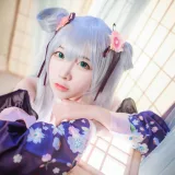 二佐Nisa《双马尾》主题写真：17张全套美图