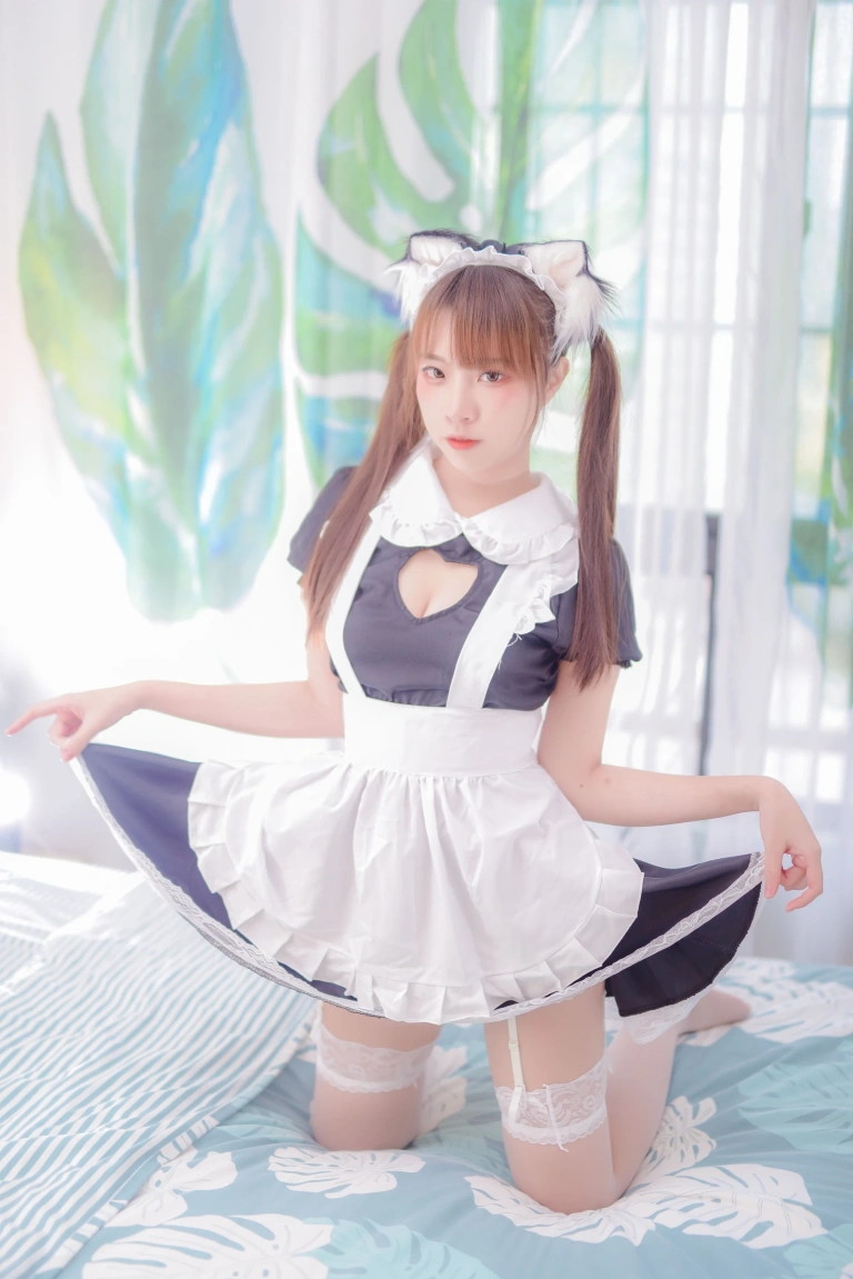 二佐Nisa《私房猫耳女仆》主题写真：44张全套美图