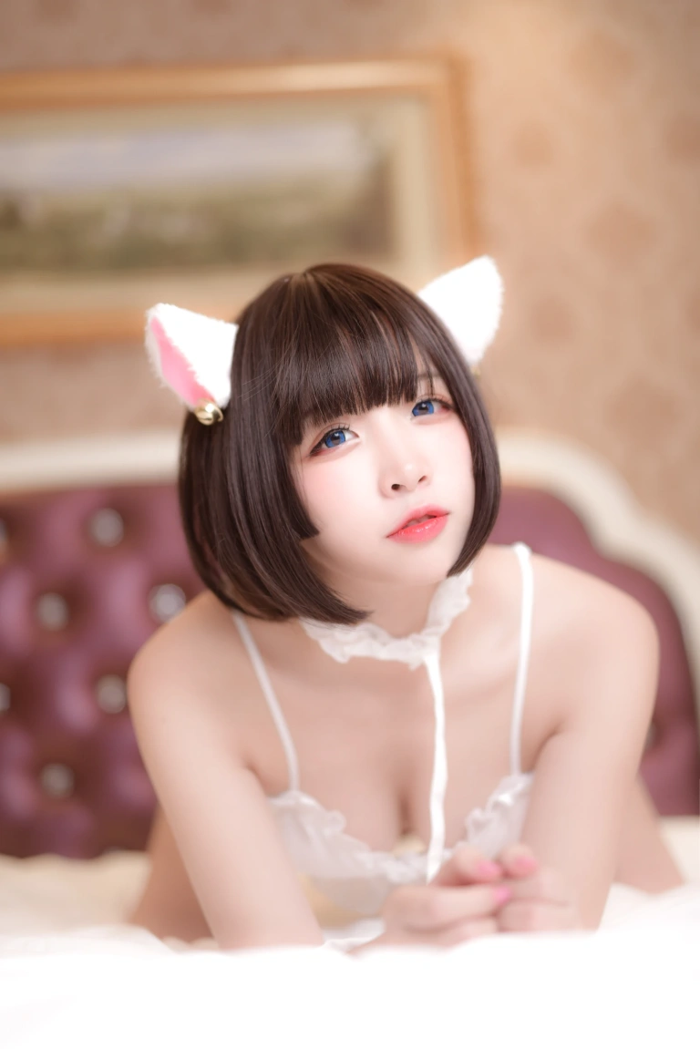 二佐Nisa《私房雪纺睡衣》主题写真：18张全套美图