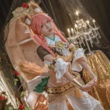 二佐Nisa《玉藻前神话礼装》主题写真：20张全套美图