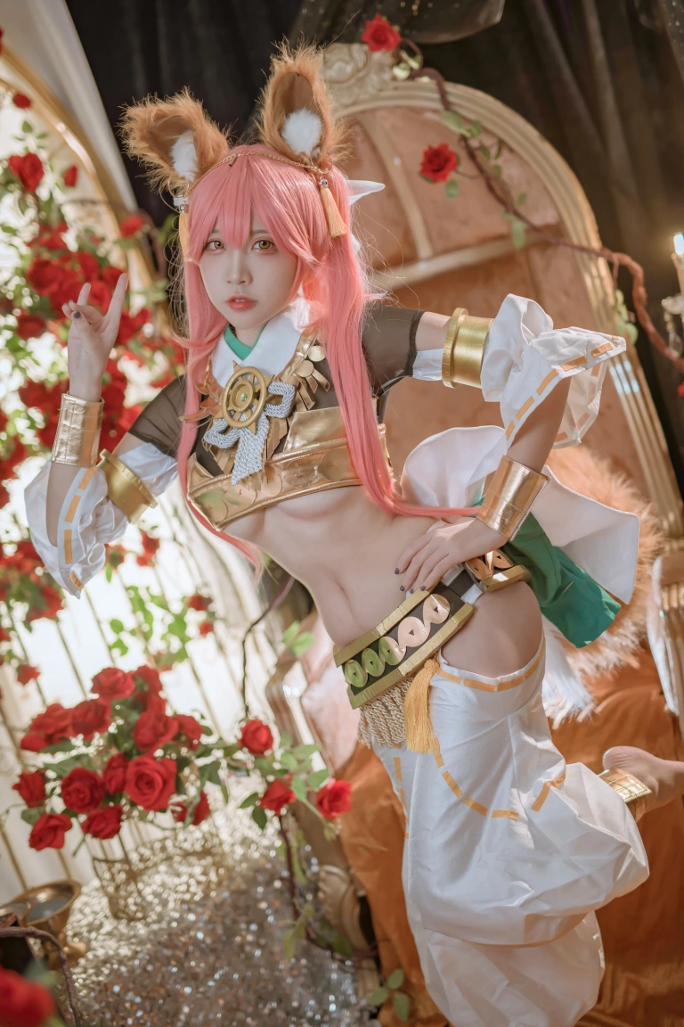 二佐Nisa《玉藻前神话礼装》主题写真：20张全套美图