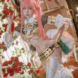 二佐Nisa《玉藻前神话礼装》主题写真：20张全套美图