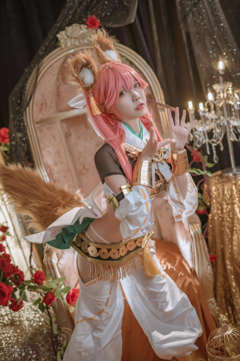 二佐Nisa《玉藻前神话礼装》主题写真：20张全套美图