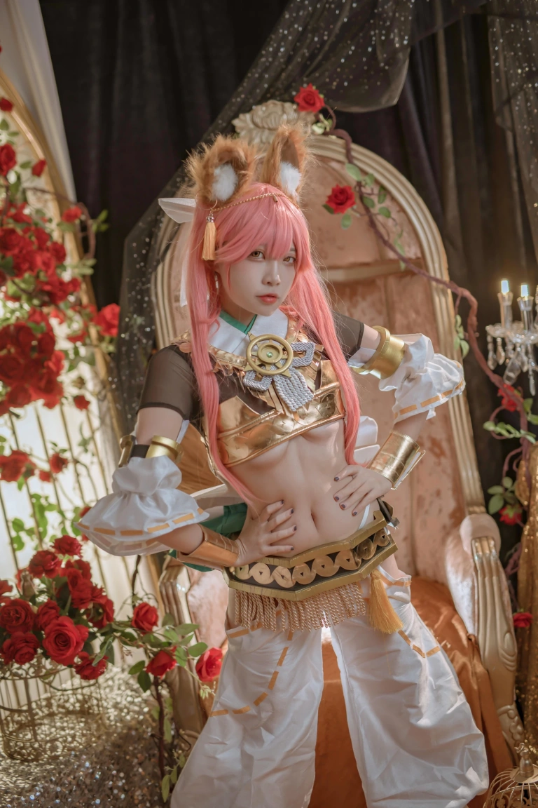 二佐Nisa《玉藻前神话礼装》主题写真：20张全套美图