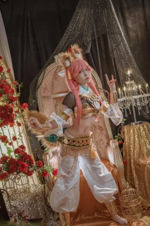 二佐Nisa《玉藻前神话礼装》主题写真：20张全套美图