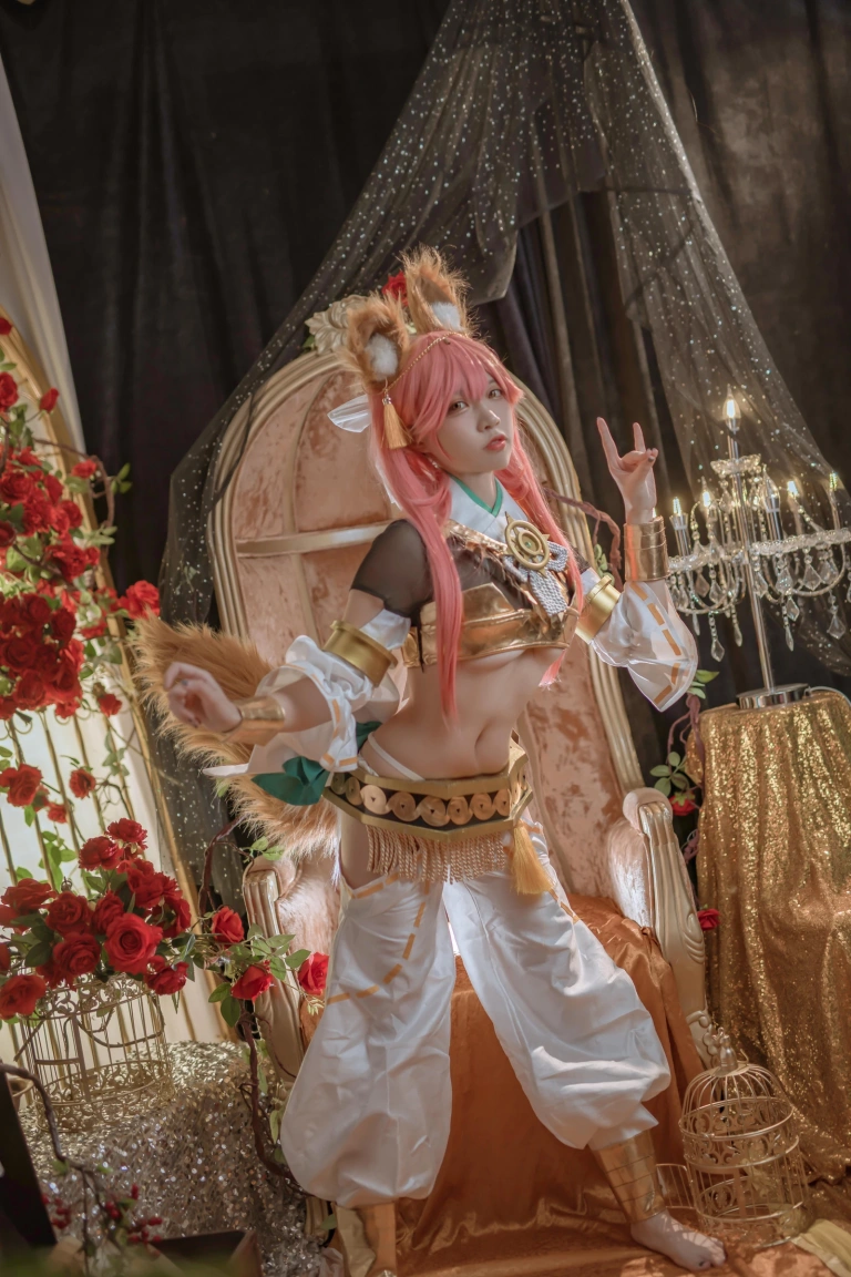 二佐Nisa《玉藻前神话礼装》主题写真：20张全套美图