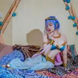 二佐Nisa《蕾姆舞娘》主题写真：9张全套美图
