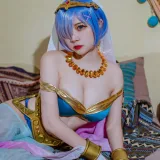 二佐Nisa《蕾姆舞娘》主题写真：9张全套美图