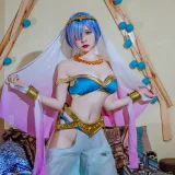 二佐Nisa《蕾姆舞娘》主题写真：9张全套美图