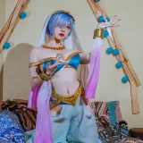 二佐Nisa《蕾姆舞娘》主题写真：9张全套美图