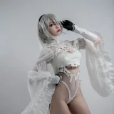 二佐Nisa《2b同人花嫁》主题写真：26张全套美图