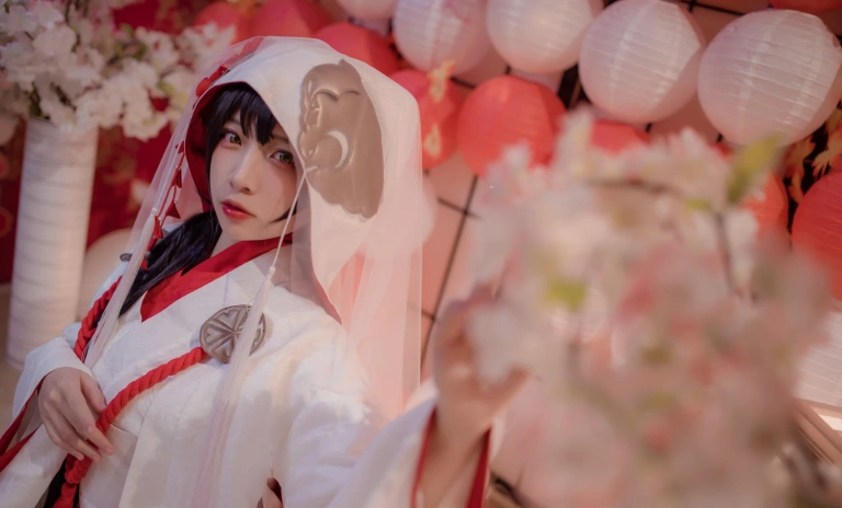 二佐Nisa《花嫁》主题写真：12张全套美图
